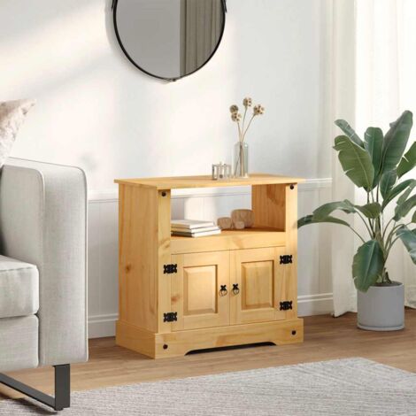 Meuble TV Moderne - Meuble de rangement - Buffet Salon - Gamme Corona pin mexicain 80x43x78 cm Chic-586408 (1/5)