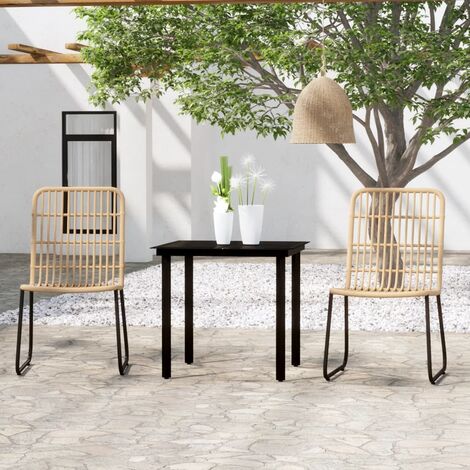 Salon de jardin 3 pcs - Mobilier de jardin - Ensemble de salle à manger de jardin Chêne Chic-477056 (1/5)