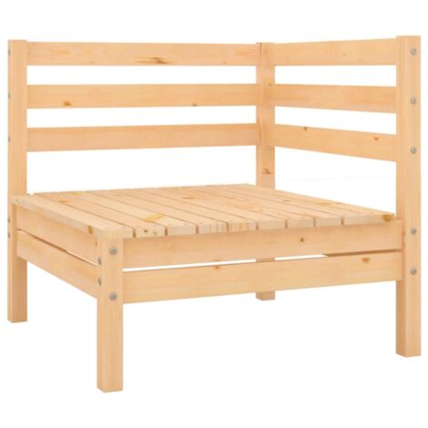 Salon de jardin 4 pcs Contemporain, Ensemble repas de jardin, Bois de pin massif OIB9622E (1/5)