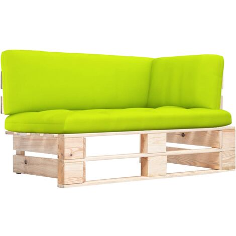Canapé d'angle de jardin palette, Canapé d'extérieur, Meuble de jardin, Bois de pin imprégné OIB9544E (1/5)