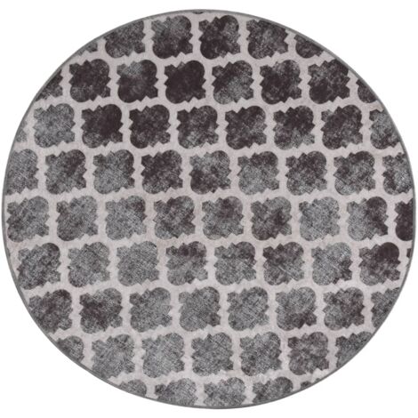 Tapis de salon Style Moderne Tapis de sol - Tapis lavable antidérapant φ120 cm Multicolore BV744478 - BonneVie (1/5)