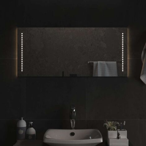 Miroir à LED Moderne - Miroir de Maquillage - pour Salle de Bain, Salon, Chambre - 40x90 cm Chic-857464 (1/5)