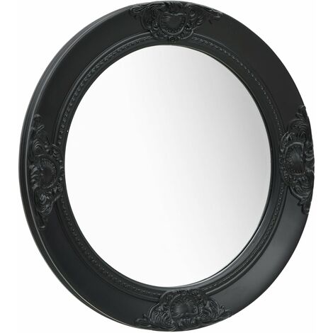 Miroir mural Style Moderne - 50 cm Noir BV496970 - BonneVie (1/4)