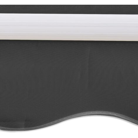 Auvent pliable motorisé - Auvent de jardin Soleil imperméable 400 cm Anthracite BV652134 - BonneVie (1/4)
