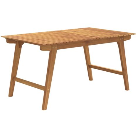Table de jardin Table d'appoint, Table de Balcon, 150x90x75 cm Bois d'acacia solide OIB6216E (1/5)