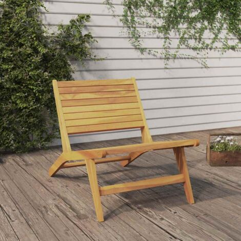 Chaise de jardin Fauteuil de Jardin Bois de teck solide 38409 (1/5)