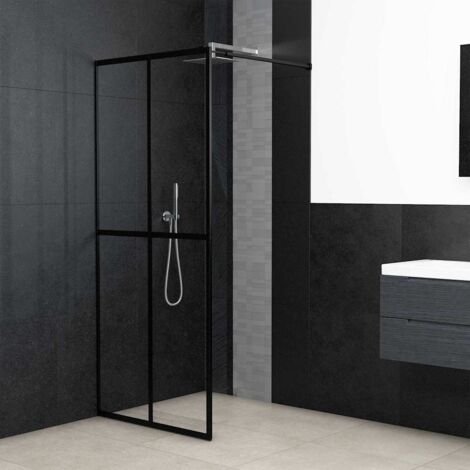 Paroi de douche - Style Contemporain - Panneau de douche Verre trempé transparent 80x195 cm Chic-164808 (1/5)