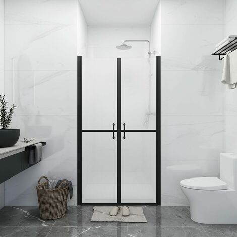 Porte De Douche Porte et paroi de douche - ESG dépoli (68-71)x190 cm BV328310 - BonneVie (1/4)