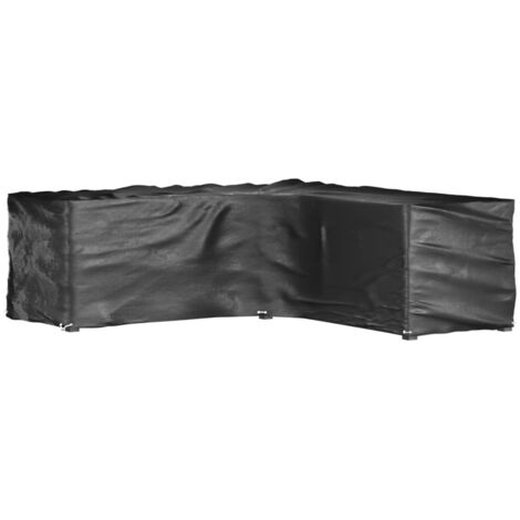 Housse de salon de jardin en forme de L 16 œillets  Housse pour mobilier de jardin Contemporain  285x285x90cm 83402 (1/5)