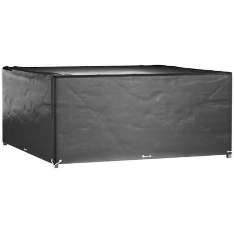 Housse de salon de jardin 16 œillets Housse pour mobilier de jardin Contemporain 250x250x90 cm carré 20900 (1/5)