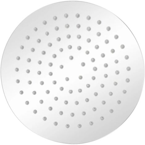 Lot de 2 Pommeaux de douche plongeante Pommes de douche Style Contemporain - Acier inoxydable Ø 20 cm BV570708 - BonneVie (1/5)