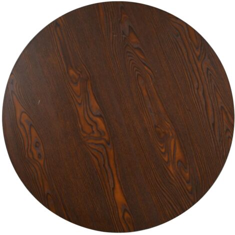Table de bistro Table haute - Table d'appoint Marron foncé 80 cm MDF BV367163 - BonneVie (1/5)