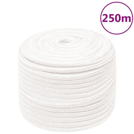 Corde de bateau Corde Multifonctionnelle, Corde Durable Blanc complet 14 mm 250 m polypropylène Chic-139703 (1/4)