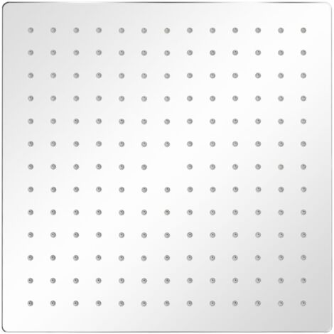 Lot de 2 Pommeaux de douche plongeante Pommes de douche Style Contemporain - 30x30 cm Acier inoxydable BV850936 - BonneVie (1/5)