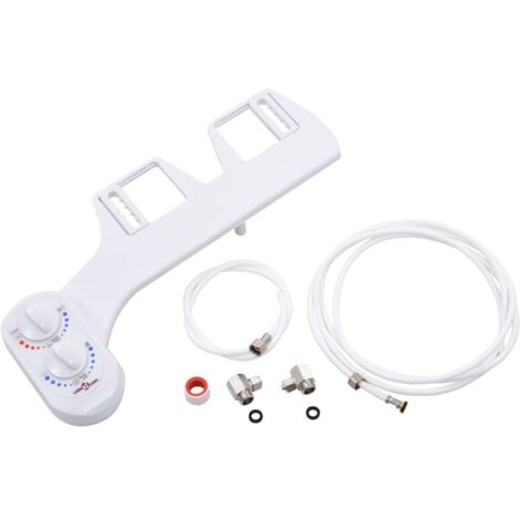 Accessoire siège toilette Accessoire de Abattant WC et eau chaude et froide buse unique - Luxueux Chic-760878 (1/5)