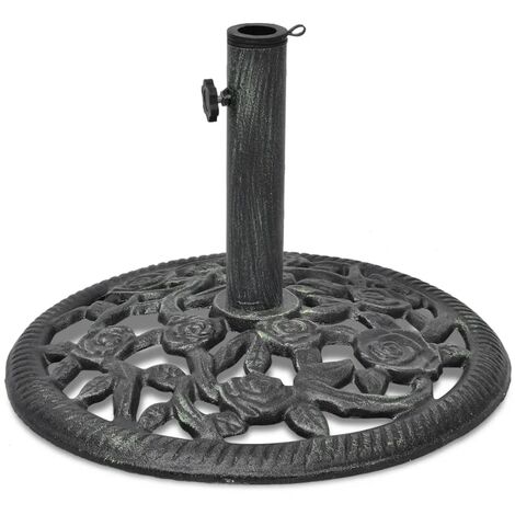 Socle de parasol/Pied de parasol haute qualité en fonte 12 kg 48 cm 46393 (1/5)