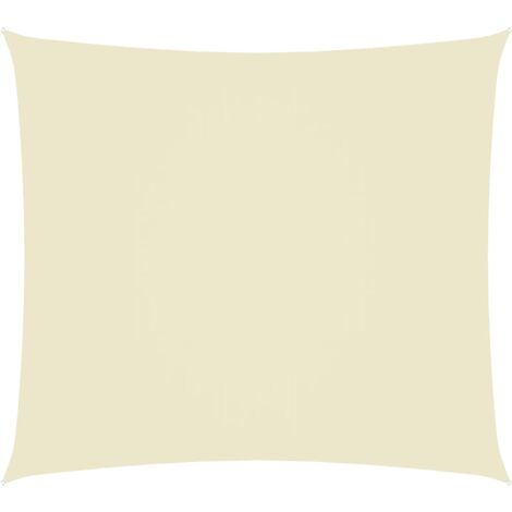 Voile d'ombrage Voile de parasol - Toile d'ombrage Tissu Oxford rectangulaire 2x3,5 m Crème BV186242 - BonneVie (1/5)