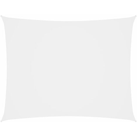 Voile d'ombrage Voile de parasol - Toile d'ombrage Tissu Oxford rectangulaire 3x5 m Blanc BV257006 - BonneVie (1/5)