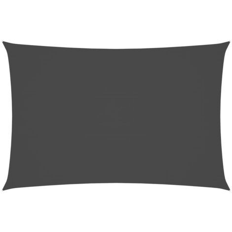Parasol - Parasol de Jardin Voile d'ombrage en tissu Oxford rectangulaire 2x4 m Anthracite BV685200 - BonneVie (1/5)