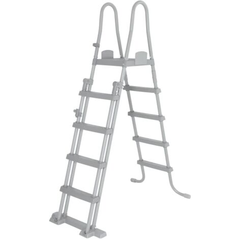 INLIFE Bestway Échelle de piscine de sécurité à 4 marches Flowclear 132 cm