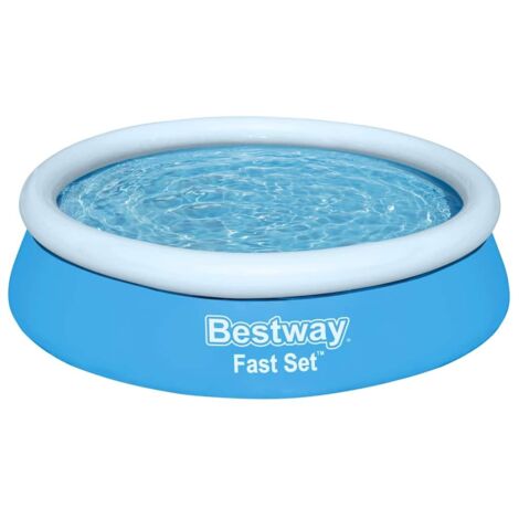 Piscine gonflable Fast Set Rond 183x51 cm Bleu Piscine pour enfants et adultes 73662