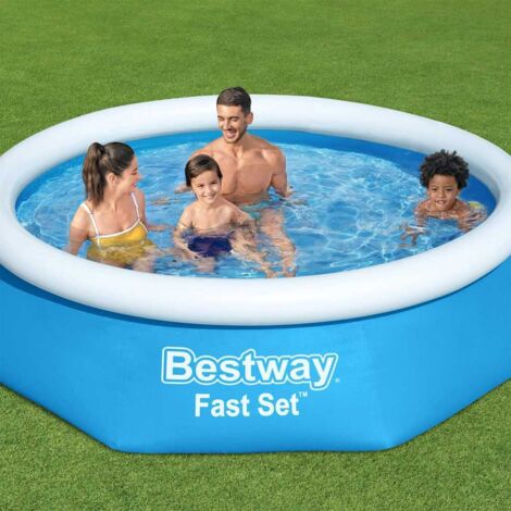 Piscine gonflable ronde 244x66 cm 57265 Piscine pour enfants et adultes 29668