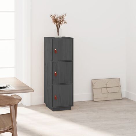 Armoire D'appoint En Bambou 3 Compartiments - Dimensions 82x33x27 Cm, Résistante à L'humidité, Pour Salon, Salle De Bain, Bureau