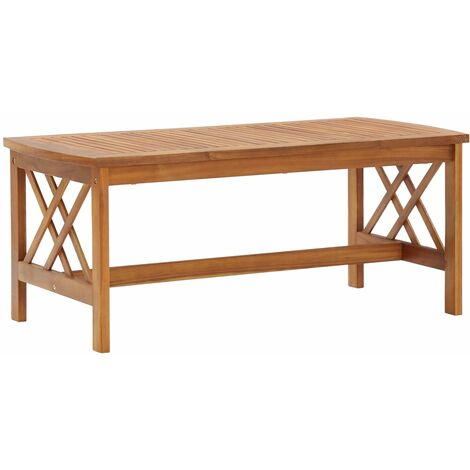 Table basse de salon, Table Café, 102x50x43 cm Bois d'acacia solide OIB3443E (1/5)