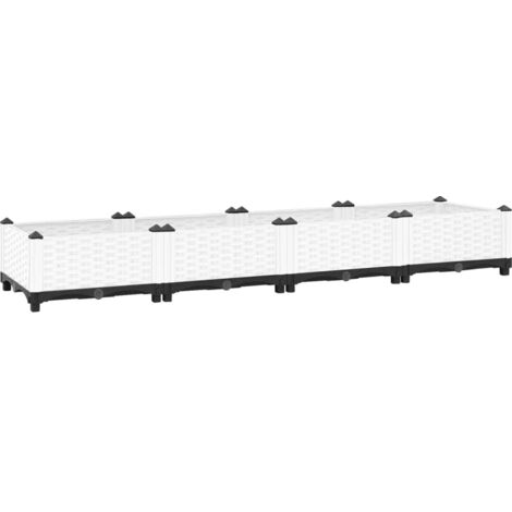 Jardinière de jardin - Balconnière à fleurs 160x40x23 cm Polypropylène BV541151 - BonneVie (1/5)