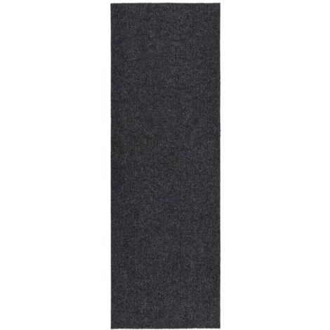 Tapis de salon Style Moderne - 100x300 cm Tapis de sol Anthracite BV390860 - BonneVie (1/5)