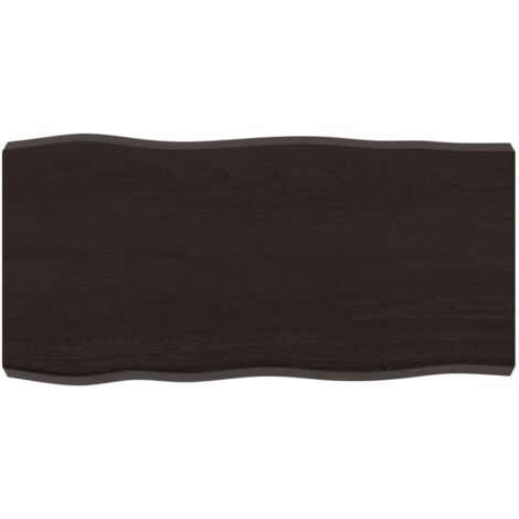 Plateau De Table Dessus de table Moderne bois chêne massif traité bordure assortie 53999 (1/5)