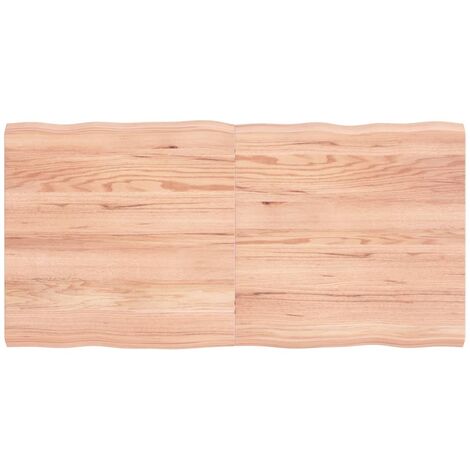 Plateau De Table Dessus de table Moderne bois chêne massif traité bordure assortie 33463 (1/5)