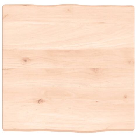 Plateau De Table Dessus de table Moderne bois chêne massif non traité bordure assortie 23451 (1/5)