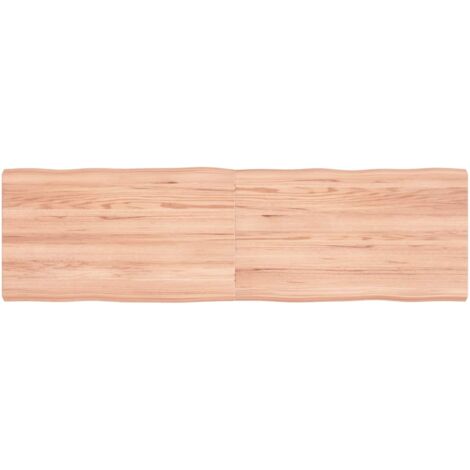 Plateau De Table Dessus de table Moderne bois chêne massif traité bordure assortie 74546 (1/5)