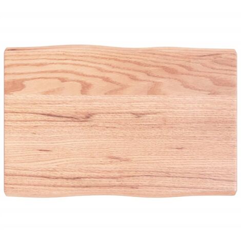 Plateau De Table Dessus de table Moderne bois chêne massif traité bordure assortie 26144 (1/5)