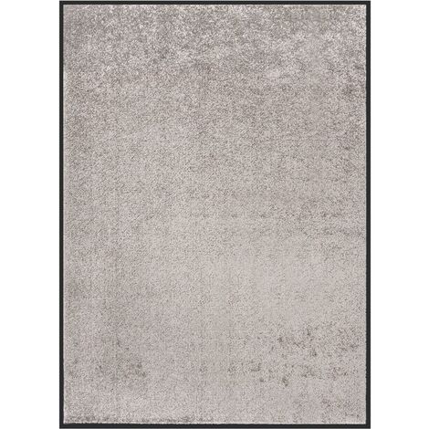 Paillasson，Tapis d'entrée，Tapis de Porte Intérieur et Extérieur Gris 60x80 cm VDVM728388 (1/5)