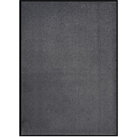 Paillasson，Tapis d'entrée，Tapis de Porte Intérieur et Extérieur Anthracite 60x80 cm VDVM689087 (1/5)