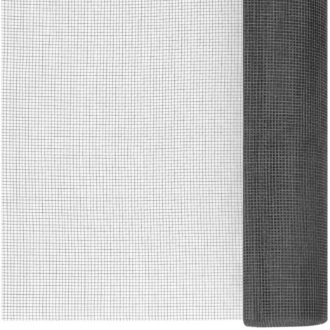 Brise Vue pour Balcon Jardin Terrasse, Écran en treillis, Fibre de verre 112x2000 cm Noir OIB6666E (1/5)