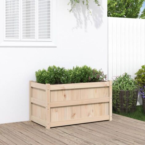 Jardinière d'extérieur-Pot de fleur 90x50x50 cm bois de pin massif (1/5)