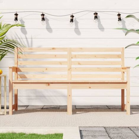 Banc de jardin-Banquette de jardin-Chaise de jardin 159,5x48x91,5 cm bois massif de pin (1/5)