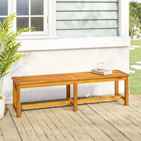 Banc de jardin-Banquette de jardin-Chaise de jardin 150x35x45 cm bois massif d'acacia (1/5)