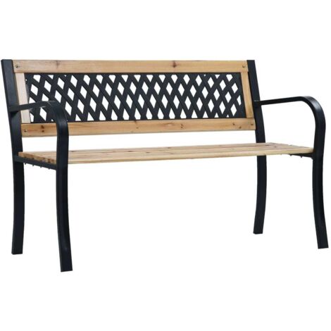 Banc de jardin-Banquette de jardin-Chaise de jardin 120 cm Bois 722316 (1/5)