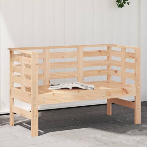 Banc de jardin-Banquette de jardin-Chaise de jardin 111,5x53x71 cm bois massif de pin (1/5)