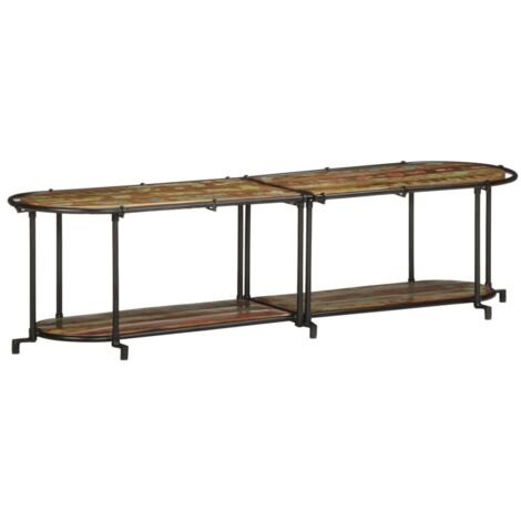 Meuble TV-Banc TV-Meuble Télé 160x42x40 cm bois massif de récupération 896989 (1/5)
