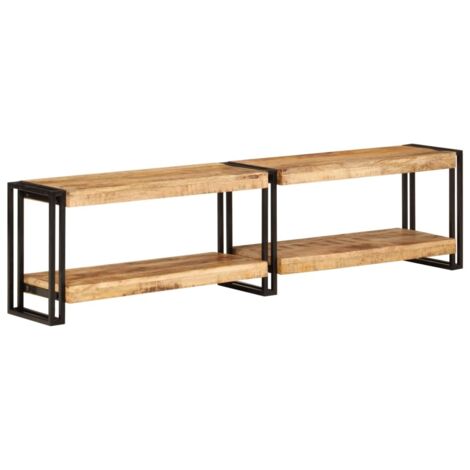 Meuble TV-Banc TV-Meuble Télé 160x30x40 cm bois massif de manguier 357467 (1/5)