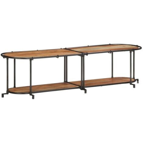 Meuble TV-Banc TV-Meuble Télé 160x42x40 cm bois d'acacia massif 317911 (1/5)