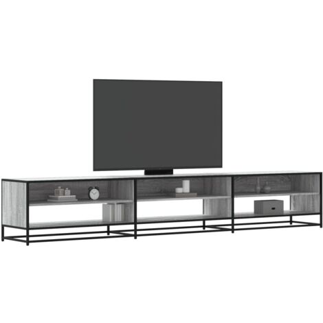 Meuble TV-Banc TV-Meuble Télé sonoma gris 270x40x46 cm bois d'ingénierie 941806 (1/5)