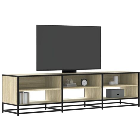 Meuble TV-Banc TV-Meuble Télé chêne sonoma 180x40x46 cm bois d'ingénierie 690099 (1/5)