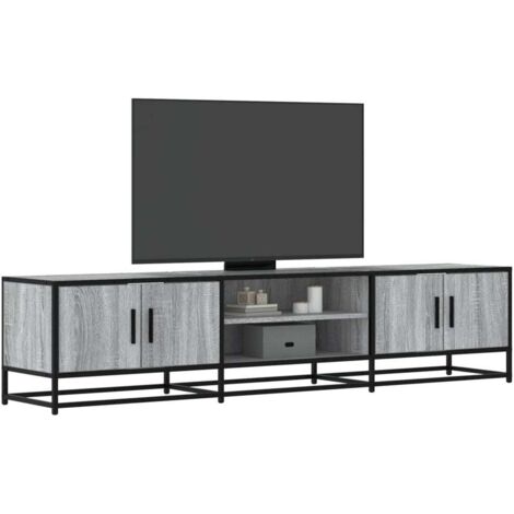 Meuble TV-Banc TV-Meuble Télé sonoma gris 180x35x41 cm bois d'ingénierie 758854 (1/5)