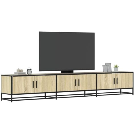 Meuble TV-Banc TV-Meuble Télé chêne sonoma 240x35x41 cm bois d'ingénierie 963979 (1/5)